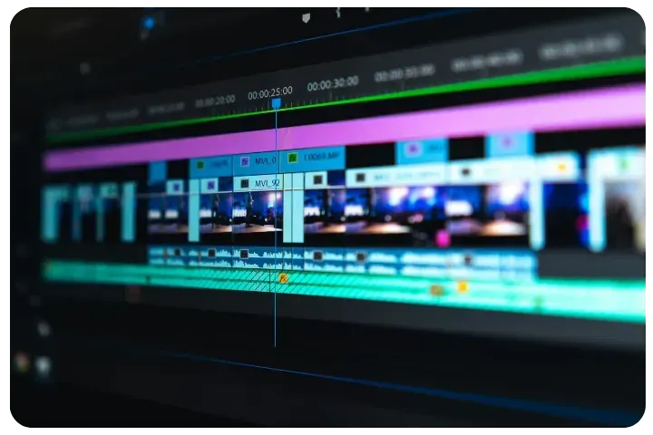 Video Editing Timeline - Upload your image here