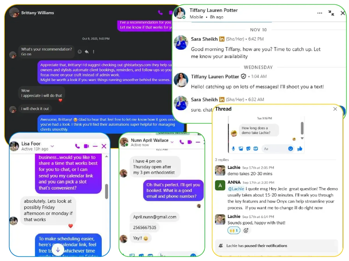 Social Outreach Screenshots - Upload your image here