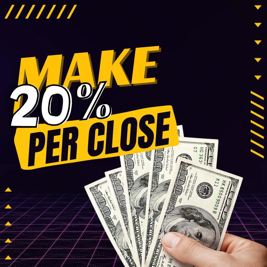 Earn 20% passive income graphic